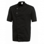 Veste de cuisine MC noire