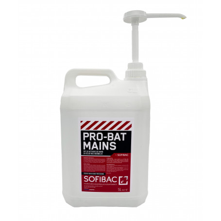 Savon main 5L bidons + pompes PRO-BAT