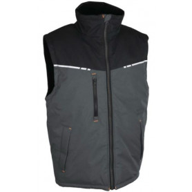 Gilet Gaspare Gris/Noir